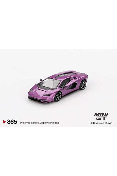 mini gt 1/64 865 Lamborghini Countach Lpi 800-4 Viola 30Th.