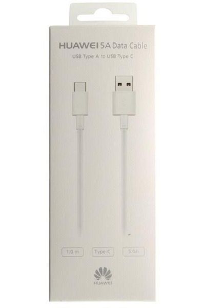 Huawei Cablu de date Huawei AP71, Super Charger 5A, USB Type-C, 1m (Alb)