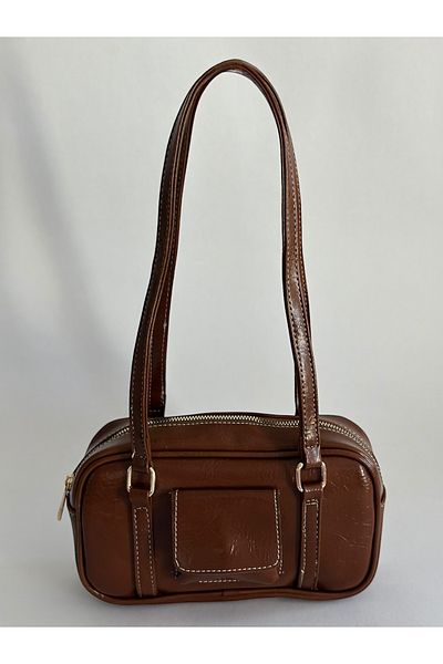 Boutiquehaki Nomia Soft Leather Double Handle Shoulder Bag