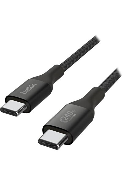 Belkin Cablu de încărcare Belkin BOOST CHARGE CAB015bt2MBK, 240W, USB Type-C la USB Type-C, 2m (Negru)