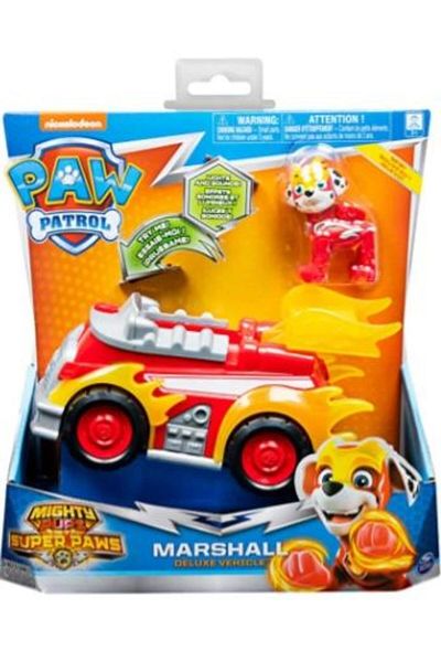PAW PATROL Patrula Catelusilor, Super eroul Marshall cu vehicul