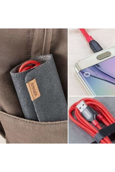 Anker Data cable Anker PowerLine+ A8143091, Micro USB, 1.8 m (Red)