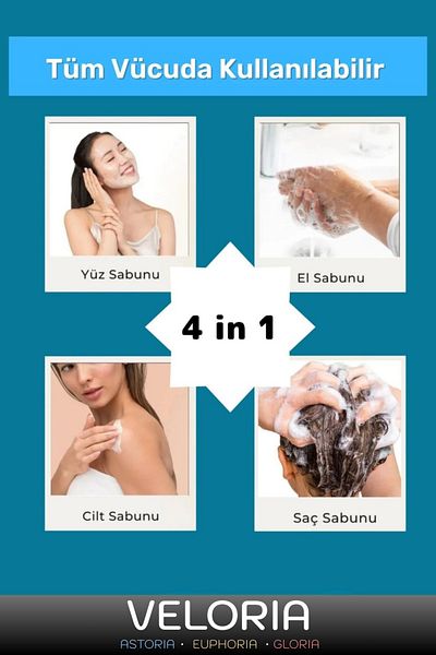 Veloria Premium Series 100% Natural Organic Facial Hair Body Skin Balancing Evil Eye Beaded Ocean Soap 3 Pieces