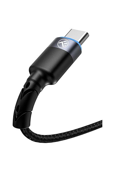 TELLUR Cablu Tellur Type-C cu LED, nailon, 1.2m, Negru