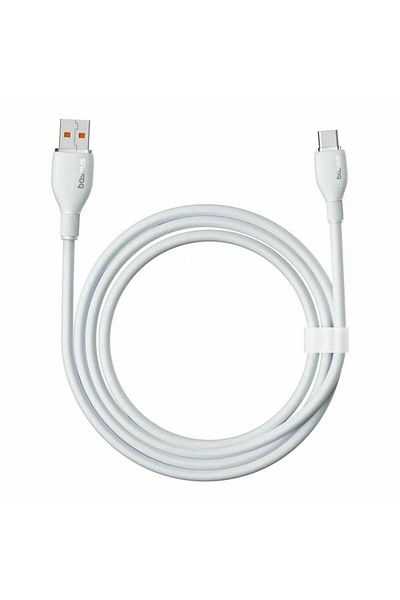 Baseus Baseus Pudding Series data cable, USB to USB-C, 100W, Fast Charging, 2m, White