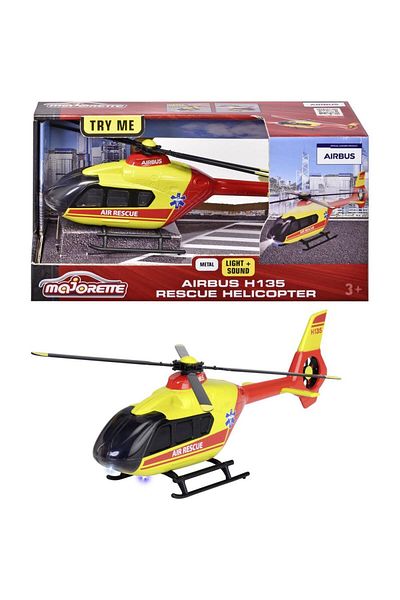 Majorette Majorette Rescue Helicopter - Airbus H135, with lights and sounds, 25.5 cm