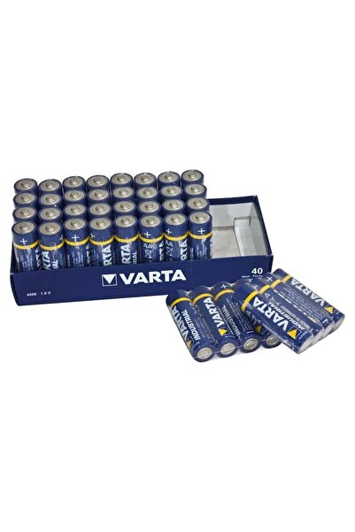 Varta Baterii Alcaline Industriale 4006 Aa R6 1.5v, 40 Bucati, Performanta Ridicata
