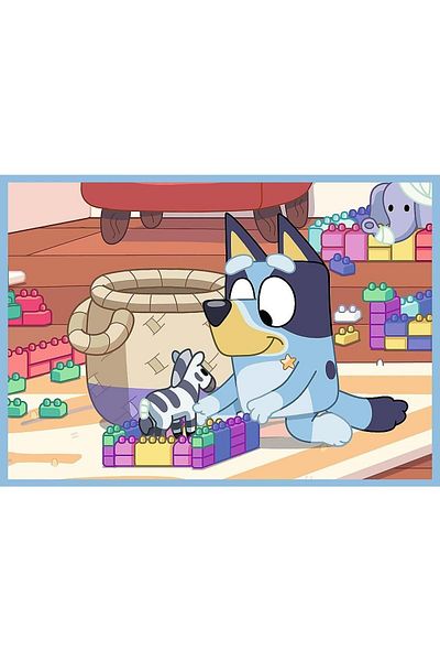 Trefl Trefl 4 in 1 Puzzle Bluey's World, 12/15/20/24 pieces
