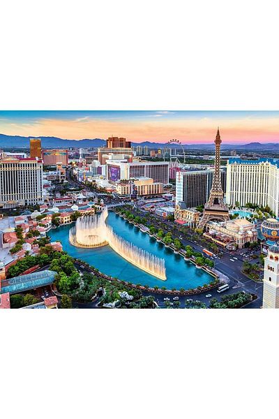 Trefl Puzzle Trefl Prime UFT City Scape, Las Vegas, Nevada, USA, 1000 piese