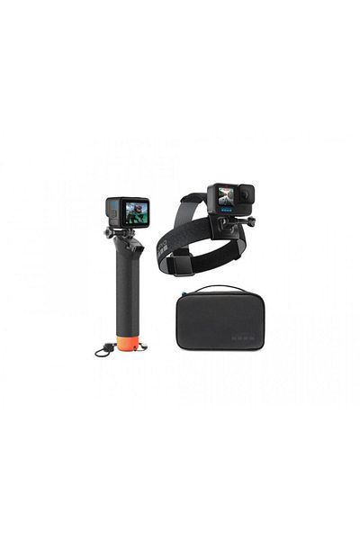 GoPro GoPro Adventure Handler accessory kit, head strap, clip mount, case (Black)