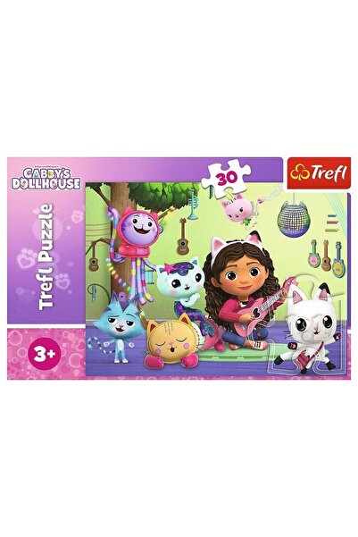 Trefl Trefl Gabbys puzzle Domeček pro panenky, Gabbyin domeček, 30 dílků