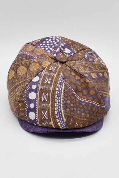 Külah Men's San Carlos Patterned Summer Cap Hat Brown