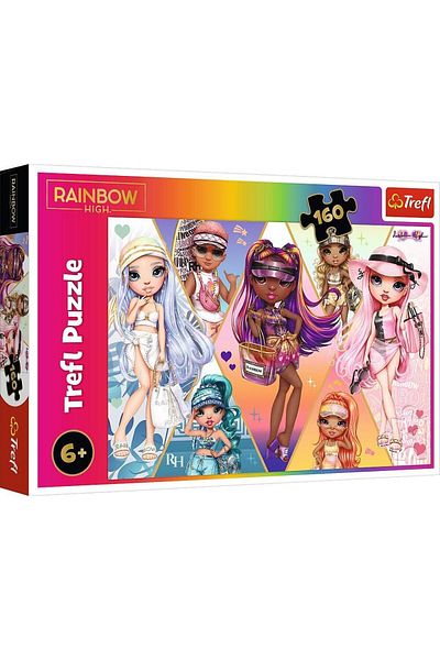 Trefl Trefl Puzzle - Rainbow High Coquettish Girls, 160 pieces