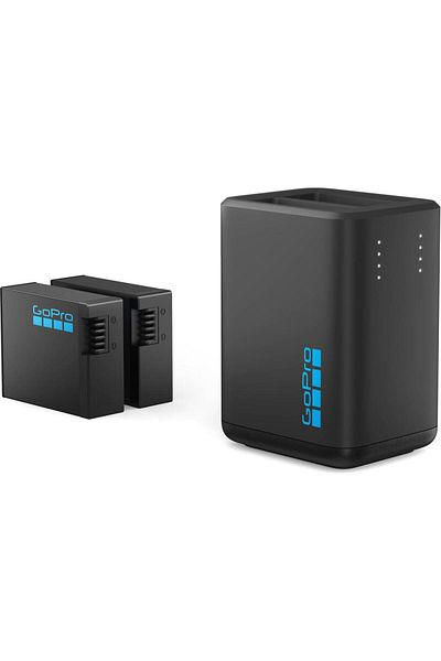 GoPro GoPro H13B+ Dual Charger 2 Enduro1900mAh Batteries, USB Port, LED Indicator (Gray)