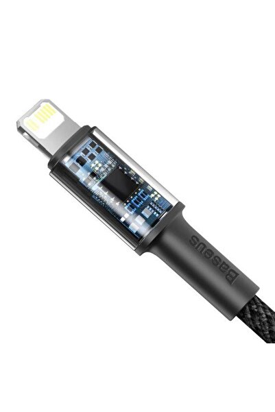 Baseus Καλώδιο δεδομένων Baseus CATLGD-A01, USB Type-C - Lightning, Γρήγορη φόρτιση, PD 20W, 2m (Μαύρο)
