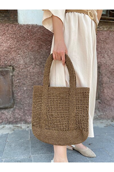 Disa Motif Knitted Bag, Handmade