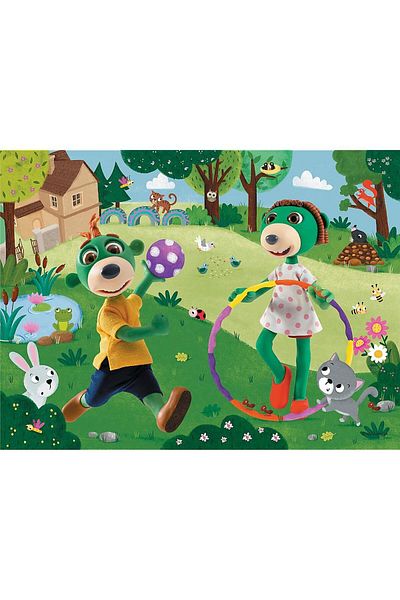 Trefl Trefl Puzzle Trefelik Family Playtime, 30 pieces