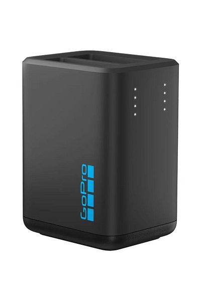 GoPro GoPro H13B+ Dual Charger 2 Enduro1900mAh Batteries, USB Port, LED Indicator (Gray)