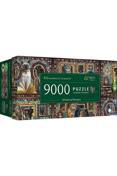 Trefl Puzzle panoramic Trefl din 9000 piese - Facatori de minuni cu mustata
