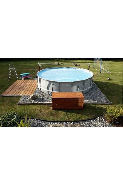 Intex Prism Frame Premium Metal Frame Pool 26726np, 457x122 Cm, With All Accessories
