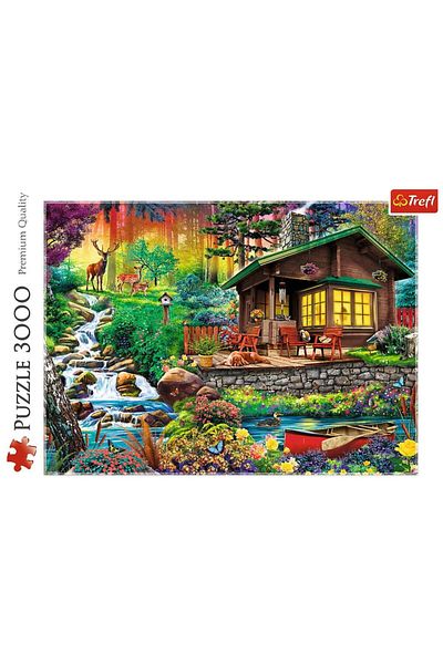 Trefl Trefl Puzzle Forest Cabin, 3000 pieces