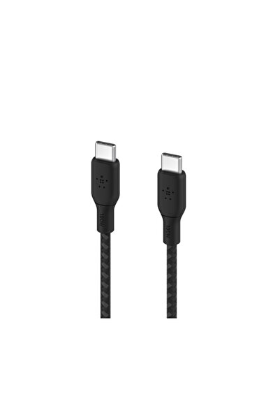 Belkin Cablu de incarcare Belkin Braided USB-C/USB-C, 100W, 2m (Negru)