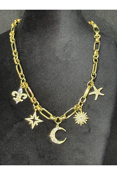 FASHION ZERRA BELLA ÇELİK ÇHARM KOLYE