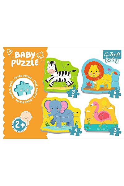 Trefl Trefl dětské puzzle - Zvířata ze safari, 3/4/5/6 dílků