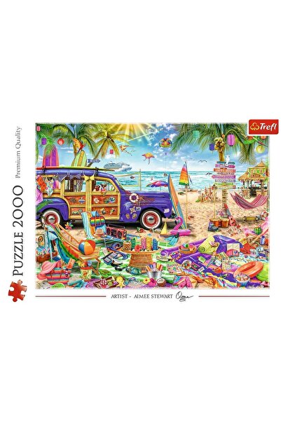 Trefl Trefl Puzzle Tropická dovolená, 2000 dílků