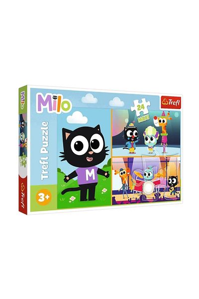 Trefl Puzzle Trefl 24 piese - Aventurile lui Milo Pisica