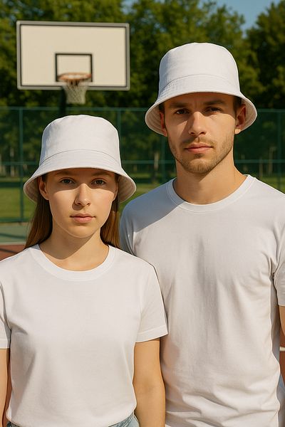 Çeşme Home Unisex 100% Cotton Bucket Hat Color and Size Options Sun Hat Fisherman Hat