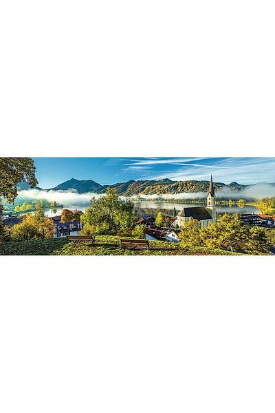 Trefl Trefl 1000-piece panoramic puzzle - Lake Schliersee
