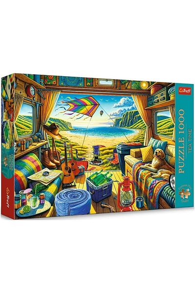Trefl Trefl Premium Plus Tea Time Puzzle, Caravan Travel, 1000 pieces