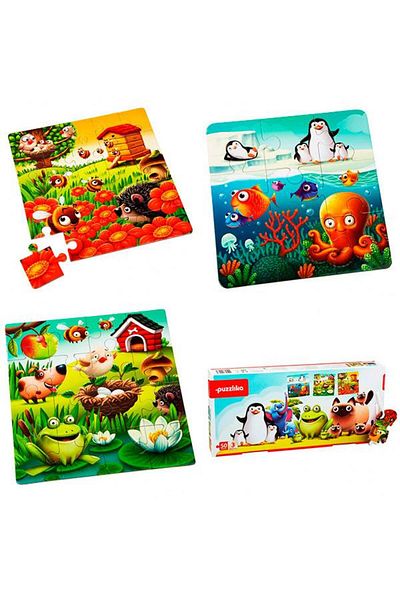 CUBIKA Cubika Puzzle Favorite Animals, 50 pieces