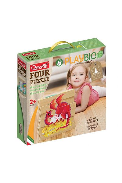 quercetti Quercetti Puzzle Fantastic Animals Bio