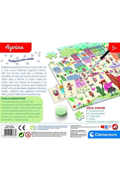 CLEMENTONI Educational game Agerino counting puzzle