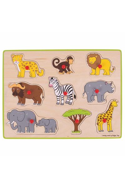 BigJigs BigJigs Safari BJ258 wooden puzzle
