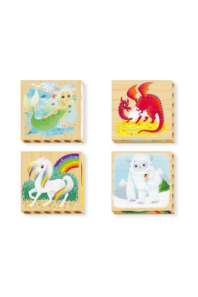 quercetti Quercetti Puzzle Fantastic Animals Bio