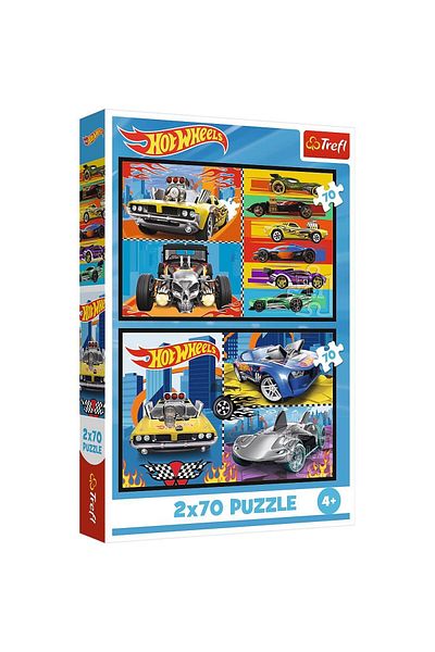 Trefl Trefl 2 x 70 piece children's puzzle - Hot Wheels