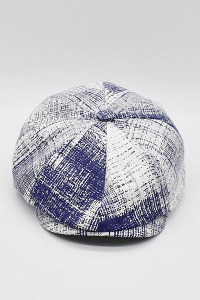 Külah Men's Bahama Patterned Summer Cap Hat Navy Blue