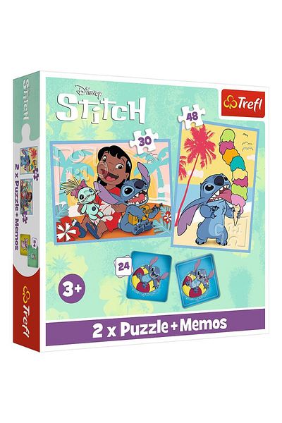 Trefl Puzzle Trefl 2 in 1 Memo Disney Stitch Lilo