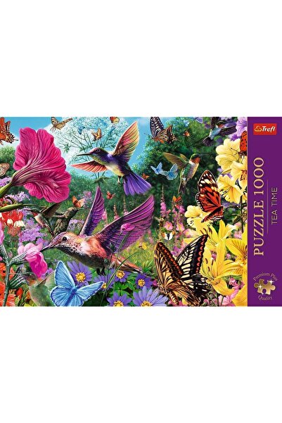 Trefl Trefl Premium Plus Puzzle - Čas na čaj, Zahrada kolibříků, 1000 dílků