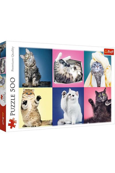 Trefl Puzzle Trefl Pisicute, 500 piese