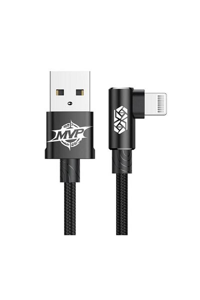 Baseus Baseus MVP Elbow CALMVP-01 data cable, Lightning, 1 m, 90 angle (Black)