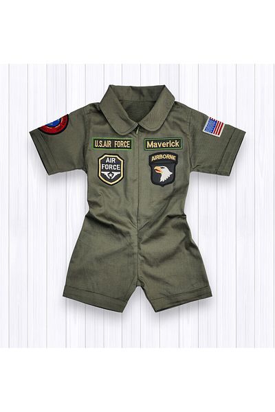 Mum Design Gifts زي الطيار مع شورت TOP GUN
