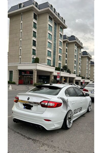 otoset Renault Fluence Anatomik Spoiler Astarlı
