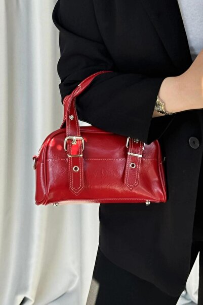 olivia gate Buckle Long Strap Women's Hand and Shoulder Bag