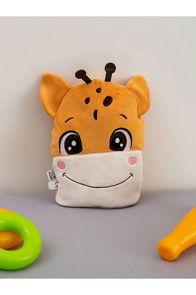 LC Waikiki Lcw Home Mixed Double-Sided Convertible Embroidered Filled Baby Plush Giraffe / Elephant Throw Pillow