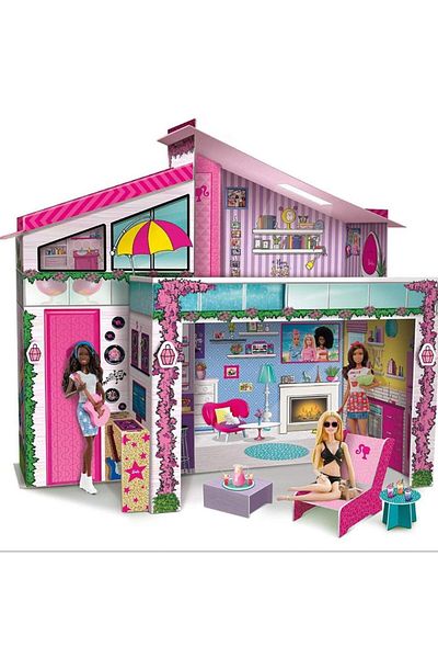 Lisciani Lisciani Malibu House Barbie Game L76932, 4+ years (Multicolor)