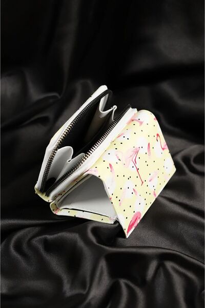 olivia gate Swan Animal Figure Girl Wallet